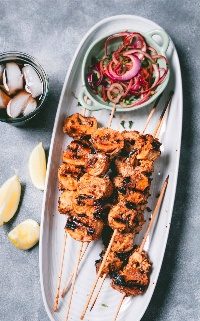 Achari Soya Tikka