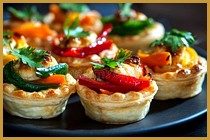 Spicy Vegetable Tartlets