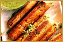 Paneer Makai Seekh