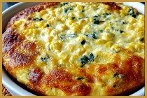 Corn And Spinach Bake