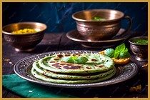 Butter Pudina Paratha